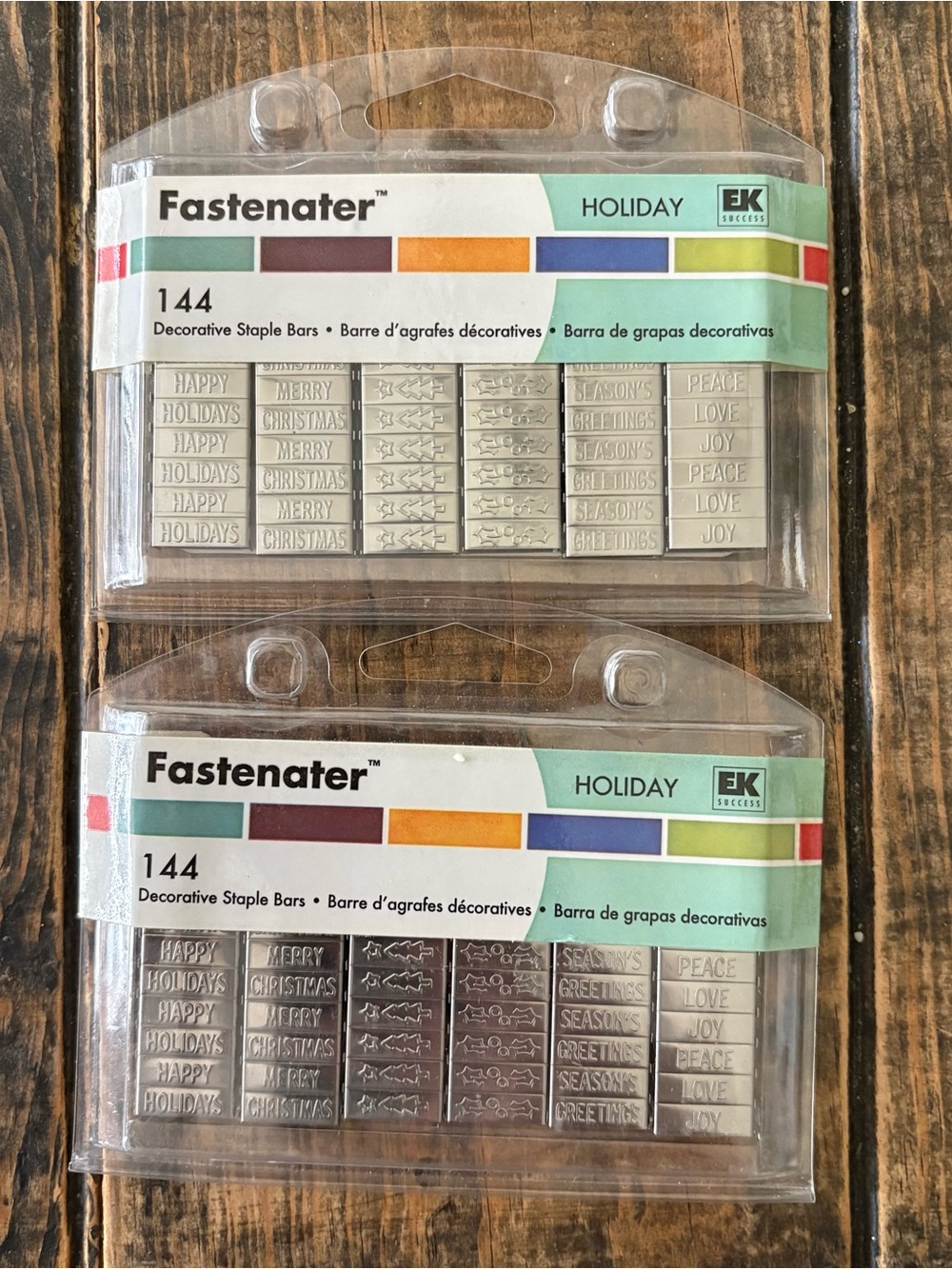 EK Success Fastenater Decorative Staple Bars Lot of 15 - Picture 3 of 9